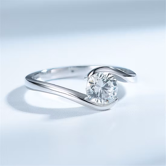 Hersteller von 18-karätigen Golddiamantringen für edlen Schmuck