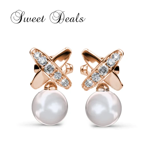Perlen-Symmetrie-Ohrringe