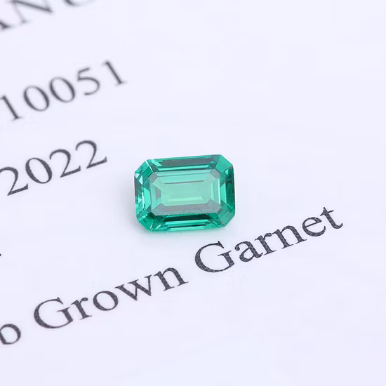 Verlobungsring aus 925er-Sterlingsilber mit Diamanten in Smaragdform, 2,78 g